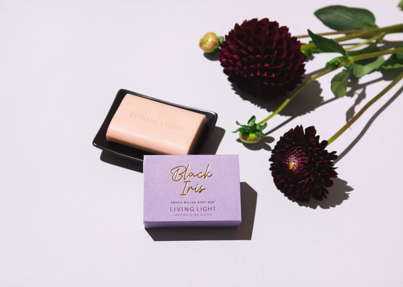 Living Light Black Iris Body Bar