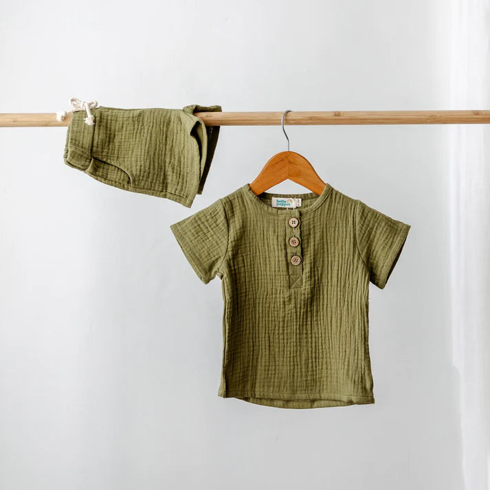 Hello Poppet Quinn Set - Olive