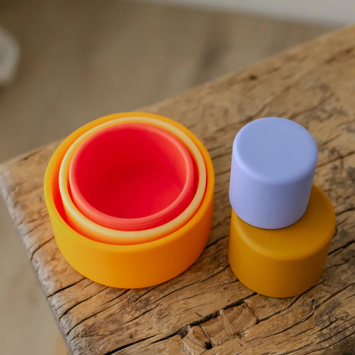 Bear & Moo Silicone Stacking Cups