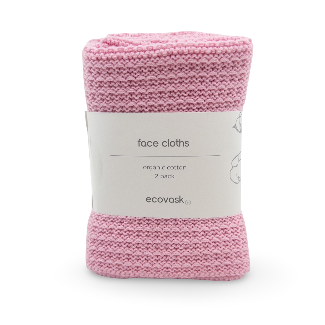 Ecovask Face Cloths - 2 pack
