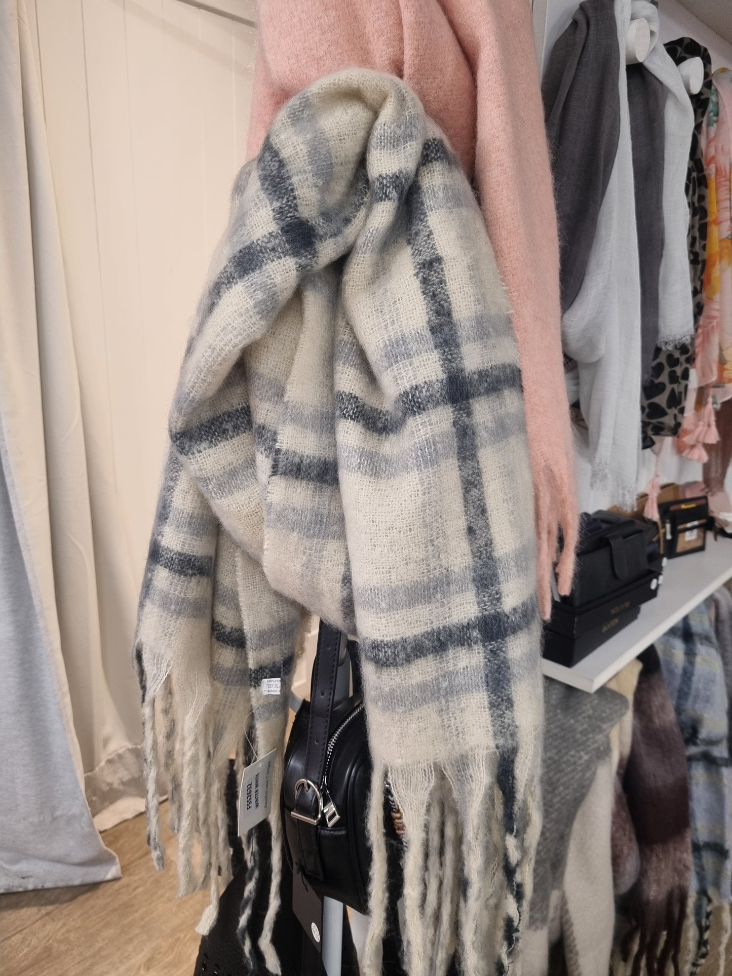 Free Spirit Winter Sky Plaid Scarf