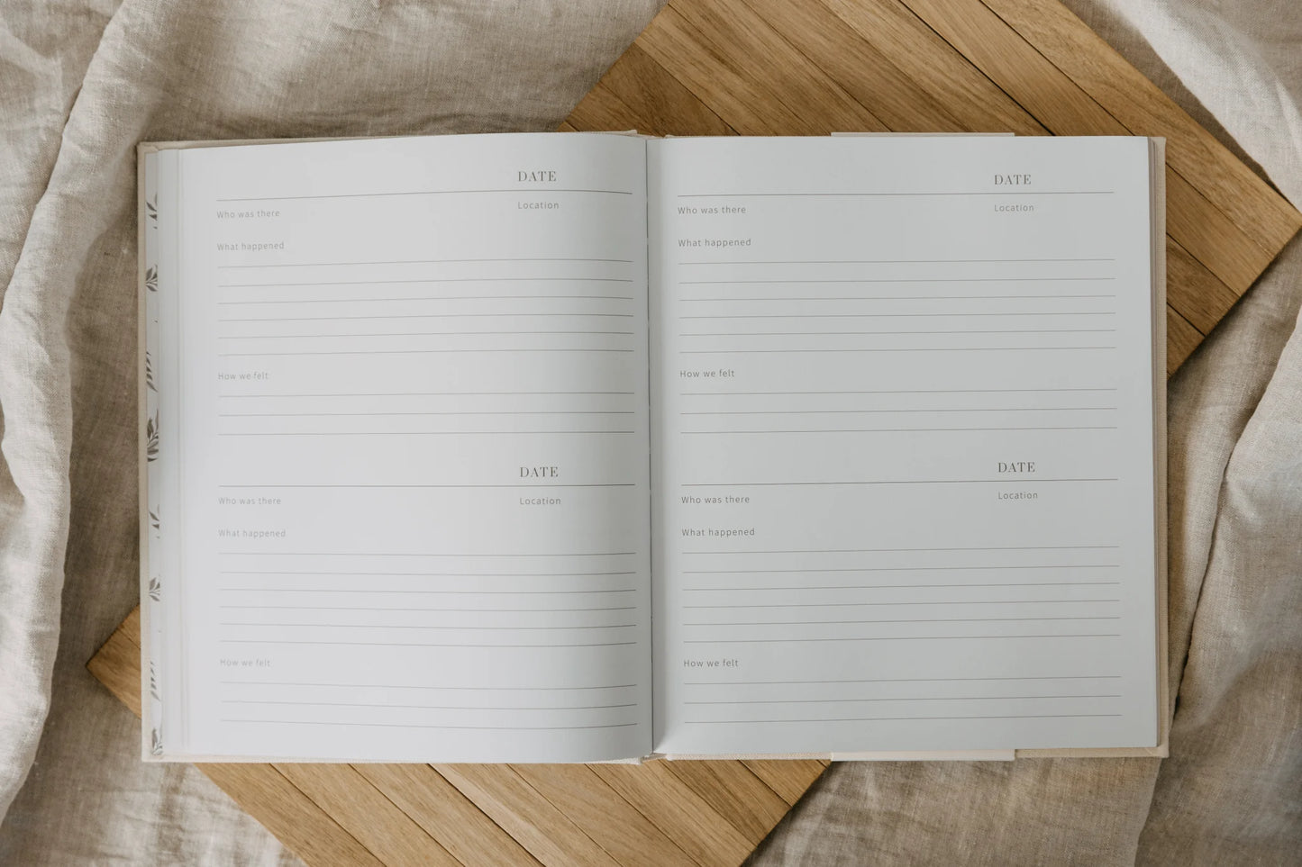 Olive + Page | Hold The Moments Family Keepsake Journal