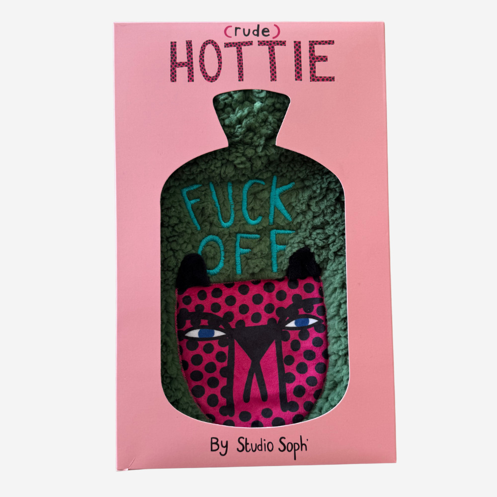 Studio Soph Hot Water Bottle | Fuck Off