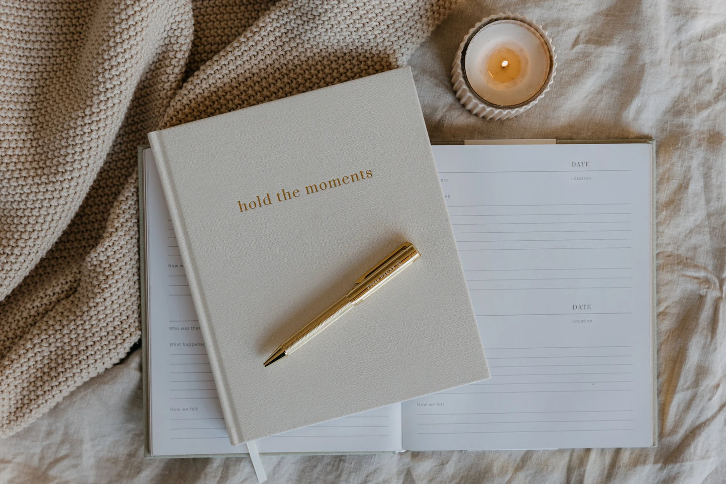 Olive + Page | Hold The Moments Family Keepsake Journal