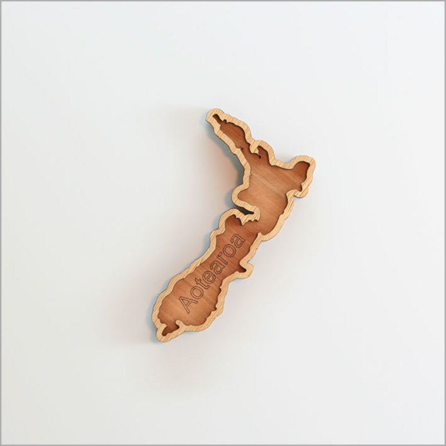 Crystal Ashley Wooden Magnet