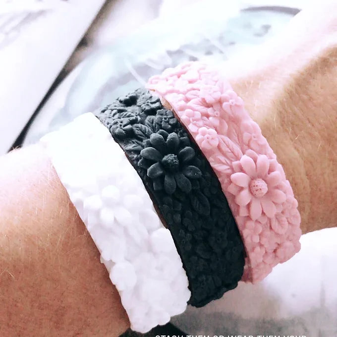 Twigg Bello Flower Silicone Bangle