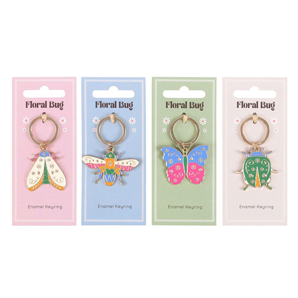 Floral Bug Keyrings