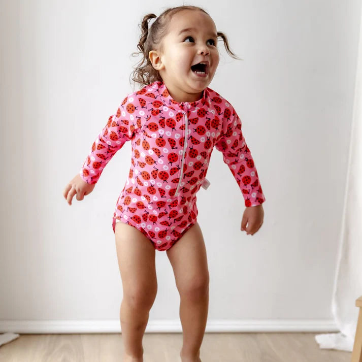 Bear & Moo Harper Swimsuit - Love Bugs
