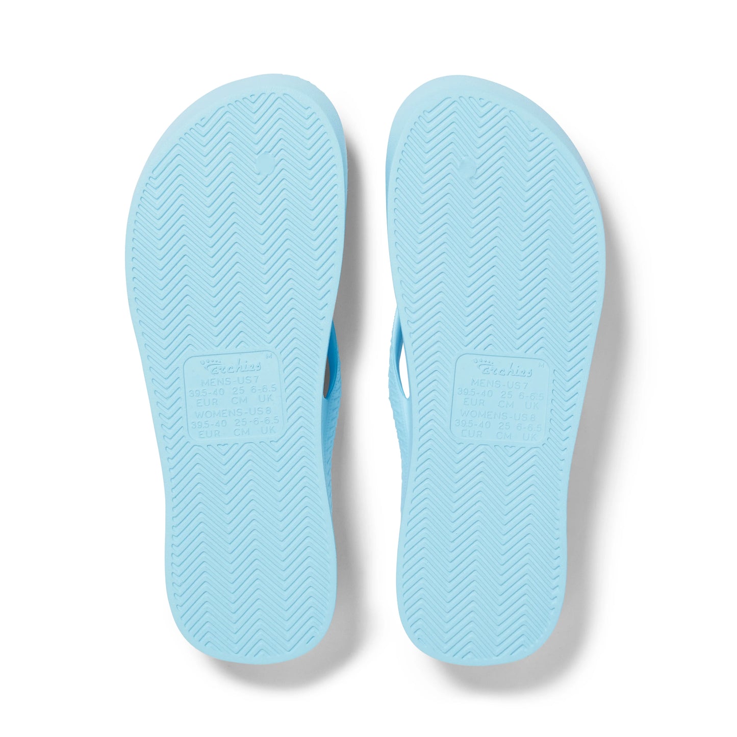 Archies Arch Support Jandals - Sky Blue