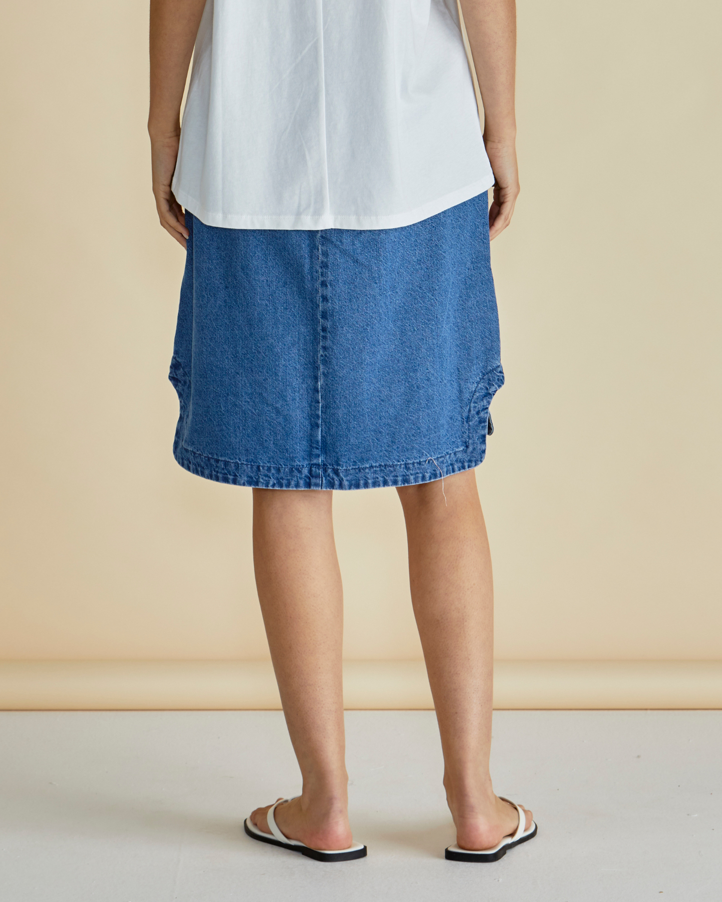 Betty Basics Dara Denim Skirt | Blue