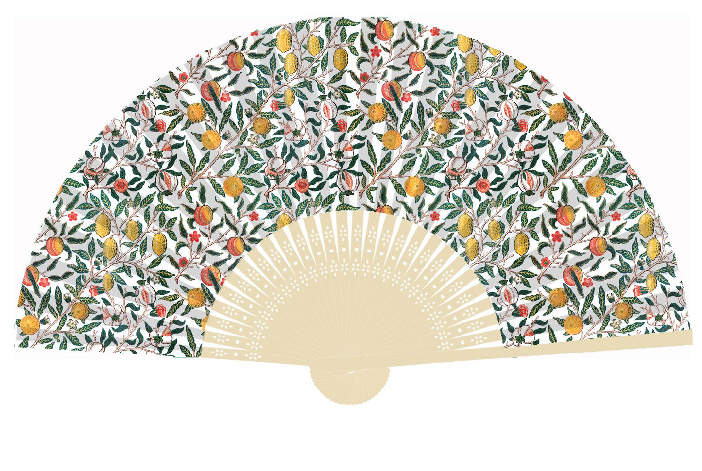 Artico Bluhen - William Morris Fruit Bamboo Fan