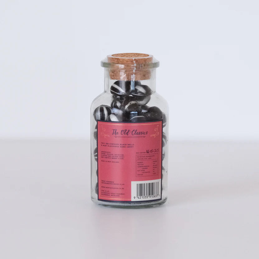 Sweet Disorder Jar - Old Classics Black Balls