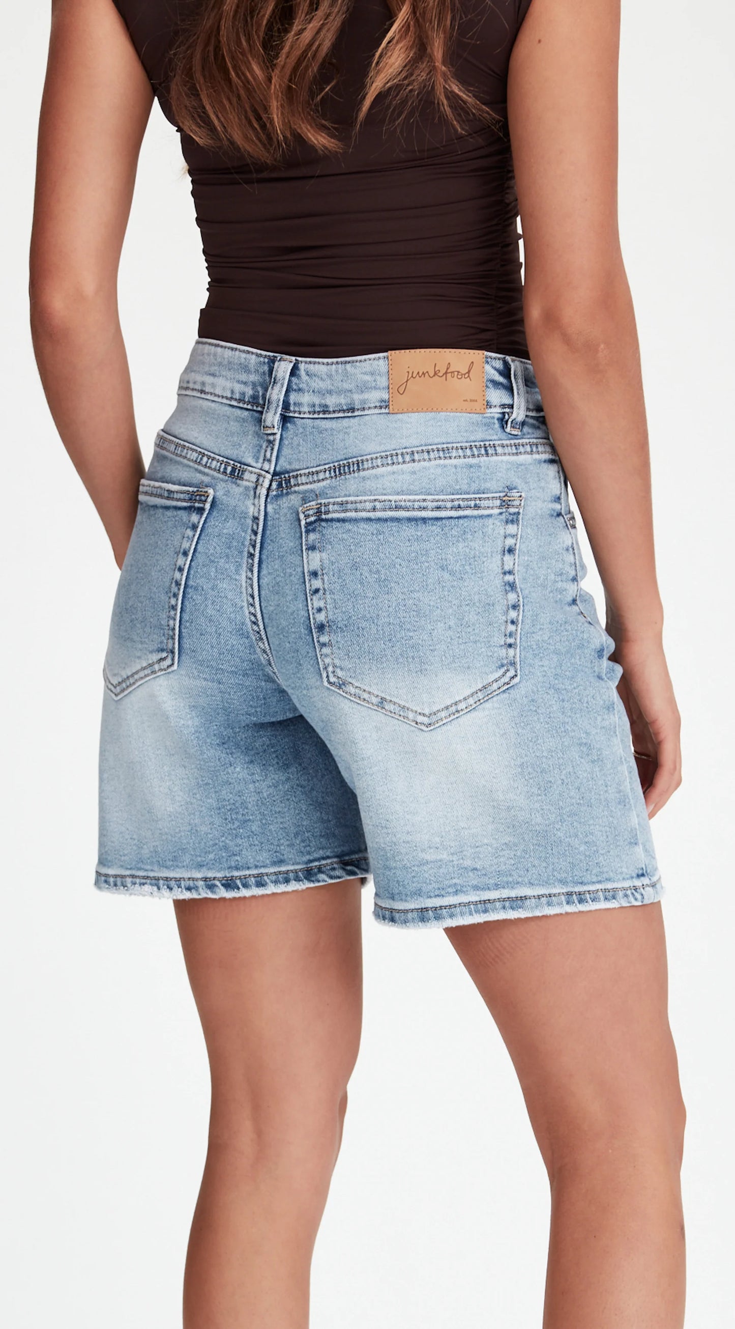 Junkfood Bronte Denim Short | Blue