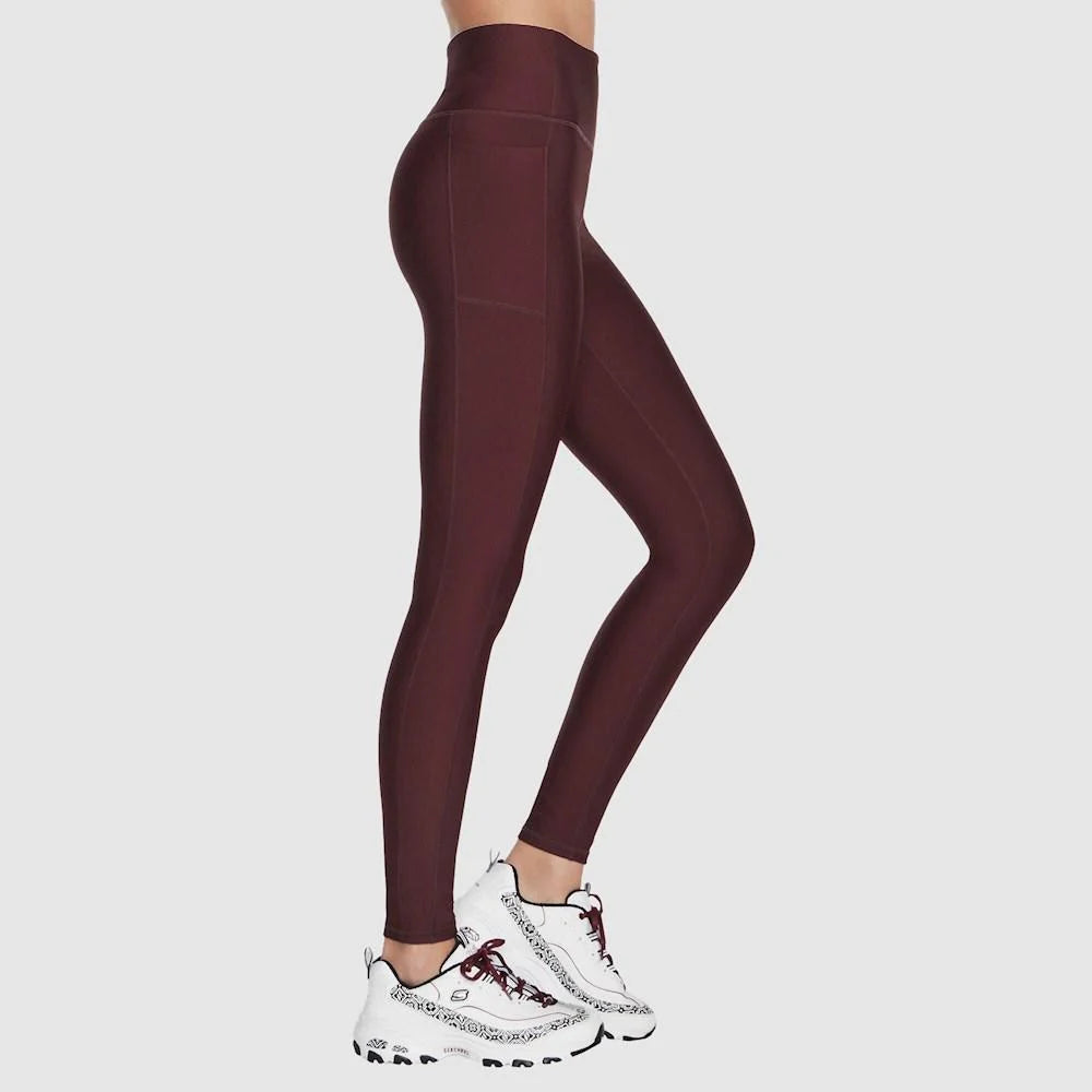 Skechers Go Flex High Waisted Full Length Rib Legging | Fig