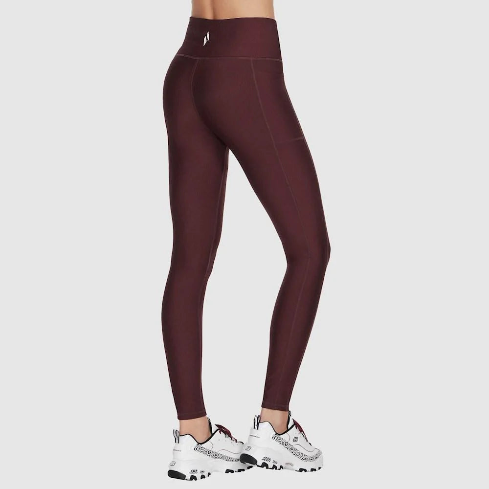 Skechers Go Flex High Waisted Full Length Rib Legging | Fig