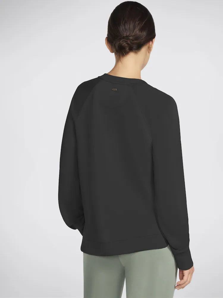 Skechers Skechluxe Elevate Crew Neck Sweatshirt | Black
