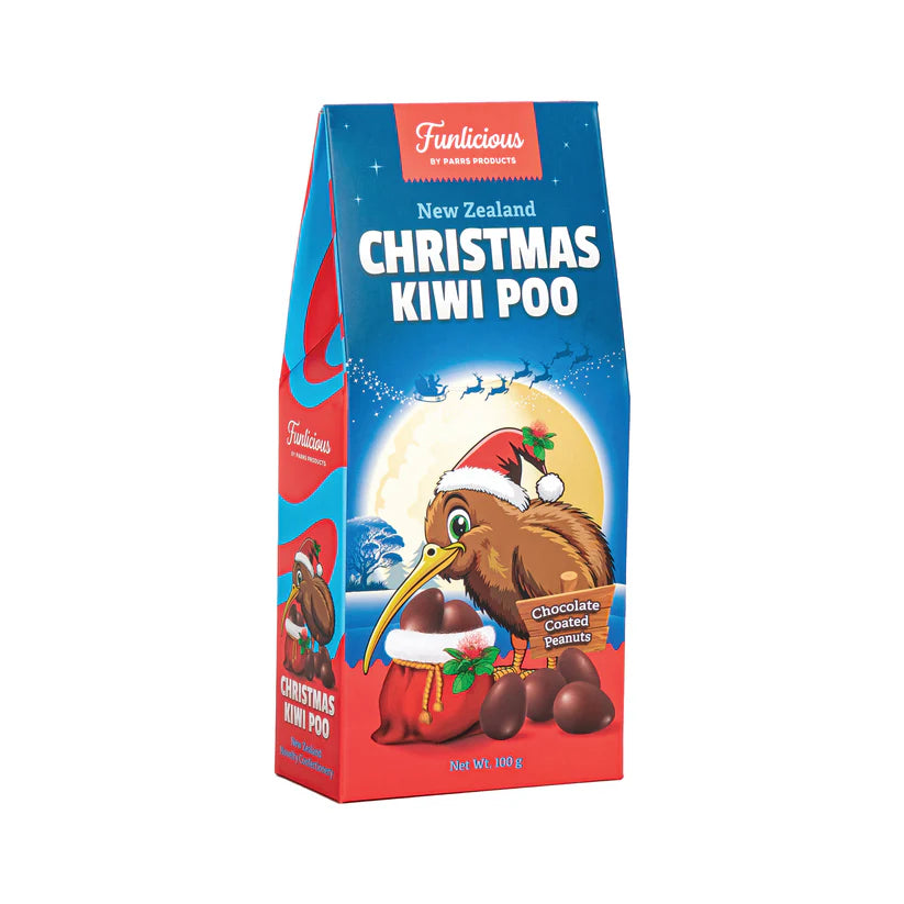 Funlicious Boxed Christmas Kiwi Poo 100g