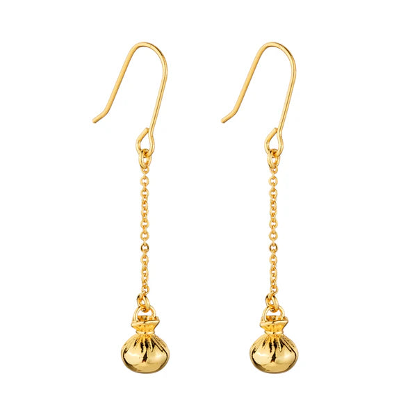 Little Taonga Poi Pendant Earrings