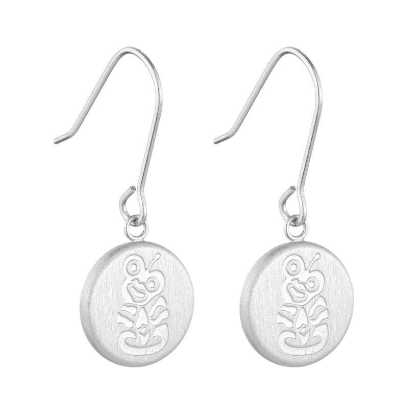 Little Taonga Round Tiki | Necklace or Earrings