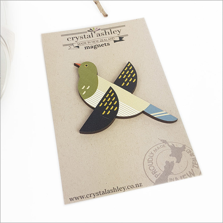Crystal Ashley Wooden Magnet