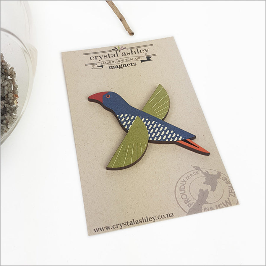 Crystal Ashley Wooden Magnet