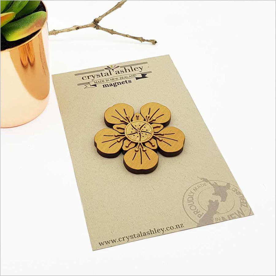 Crystal Ashley Wooden Magnet