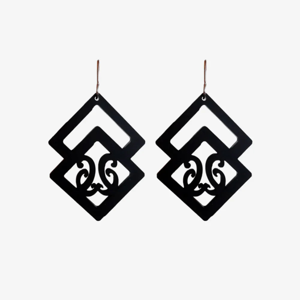 Nichola Earrings - Synergy 2 | Black