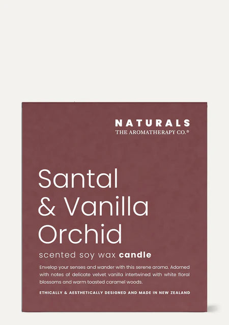 The Aromatherapy Co Naturals Candle | Santal & Vanilla Orchid