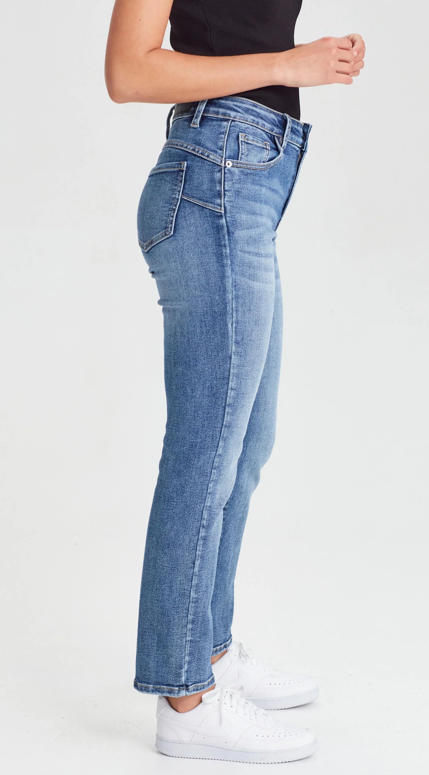 Junkfood Peachy Pushup Denim Jean | Blue