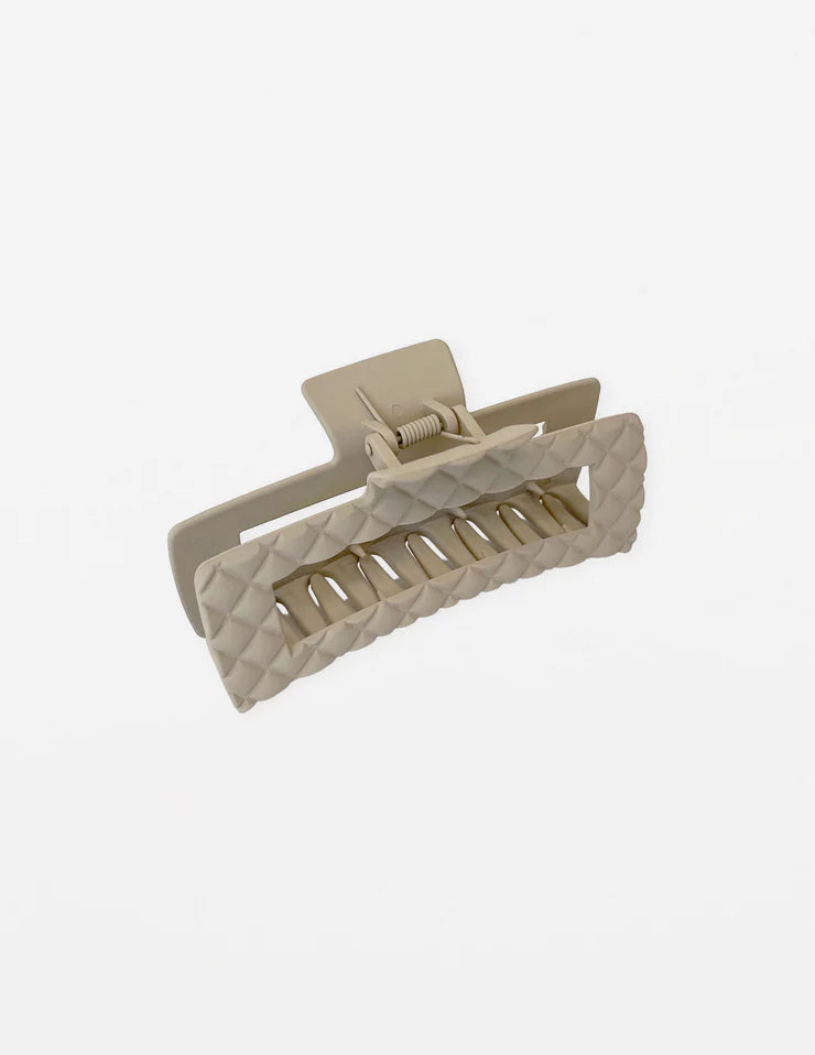 Stella + Gemma Large Hair Grip | Quilted