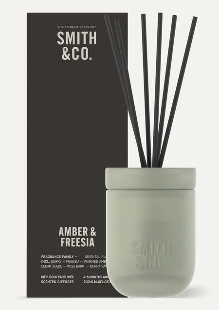 Smith and Co. Diffuser 200ml | Amber and Freesia
