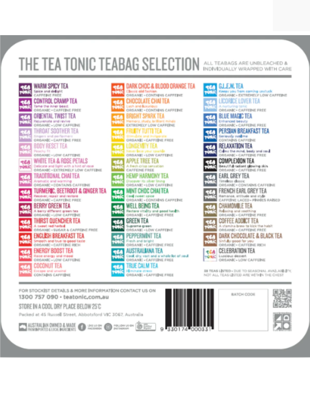 Tea Tonic Mini Tea Chest