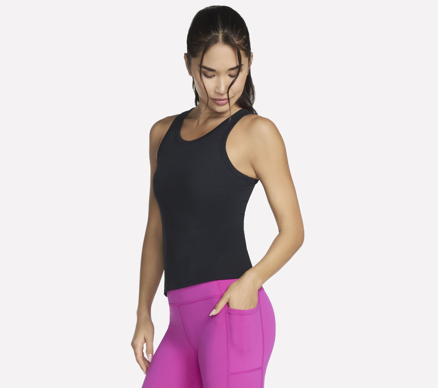 Skechers GO WALK Shelf Bra Tank | Black
