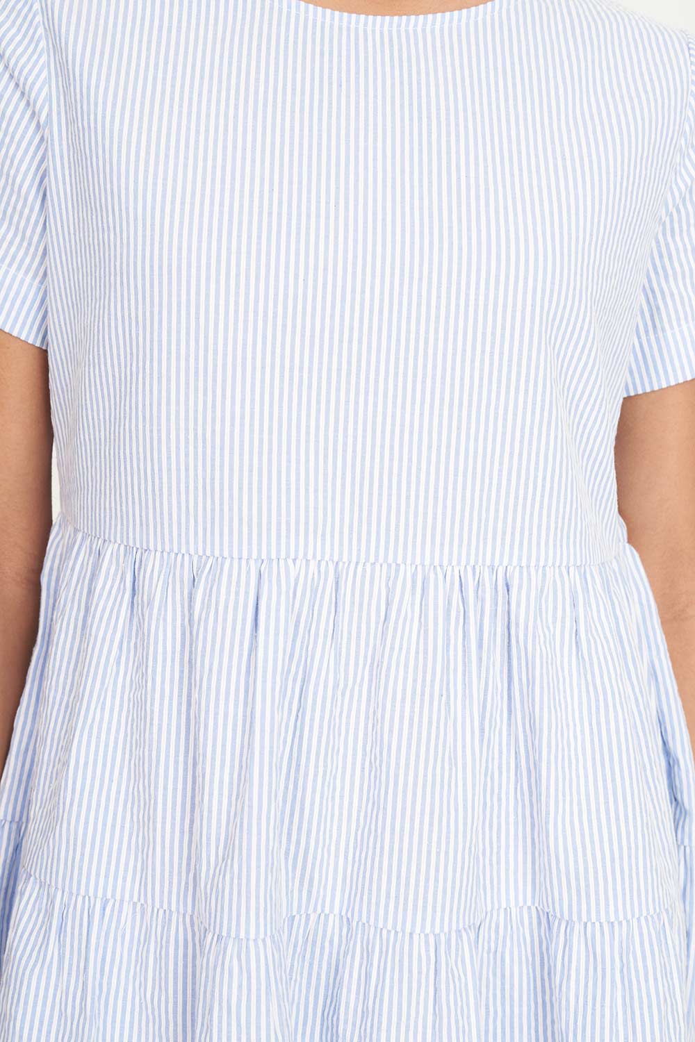 Huffer Milly Dress | Ice Blue Stripe