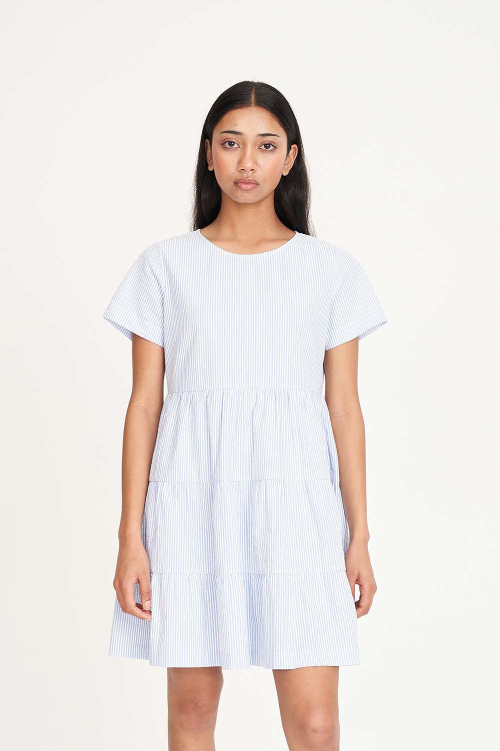 Huffer Milly Dress | Ice Blue Stripe