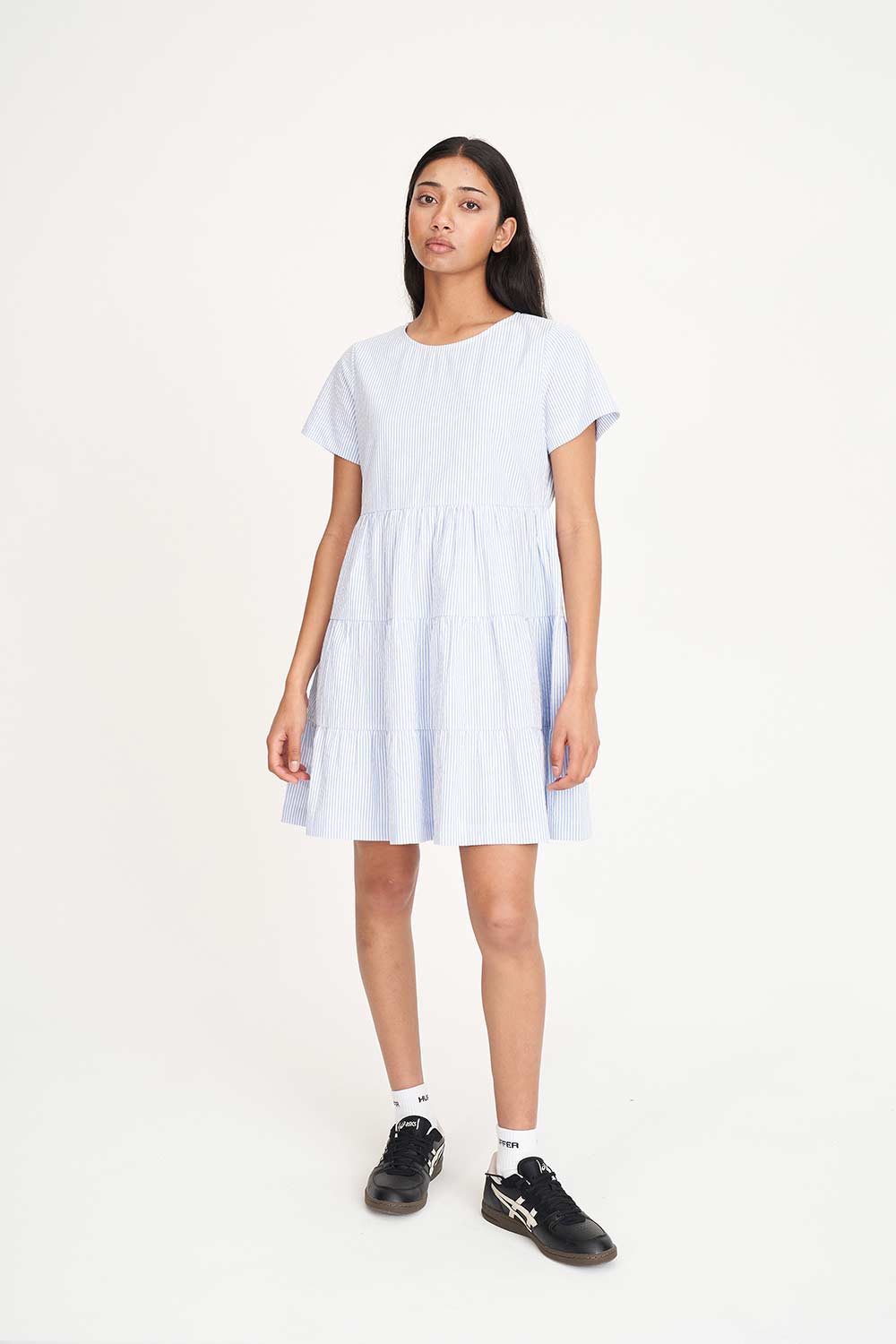 Huffer Milly Dress | Ice Blue Stripe