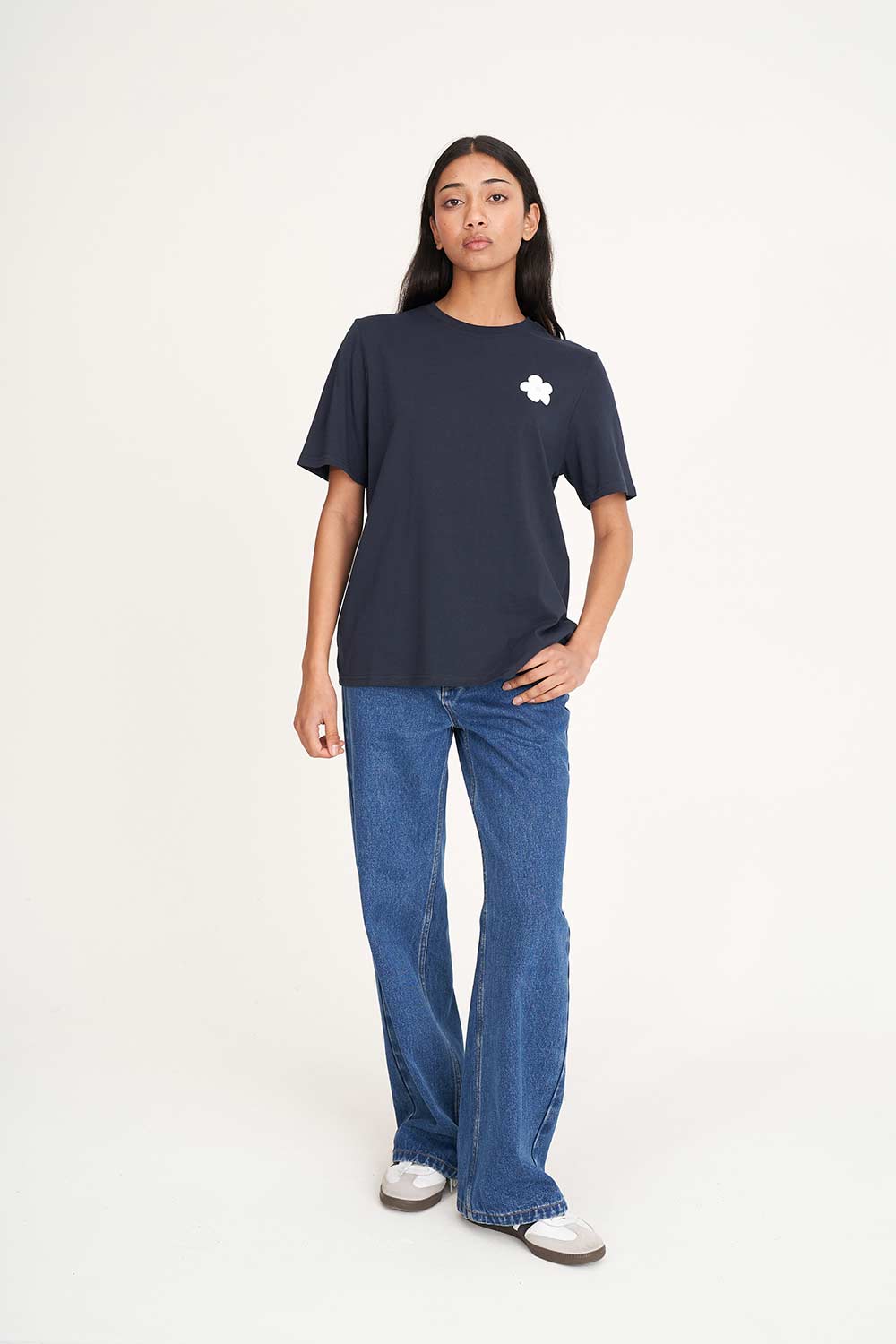 Huffer Classic Tee | Midnight Flowerbomb