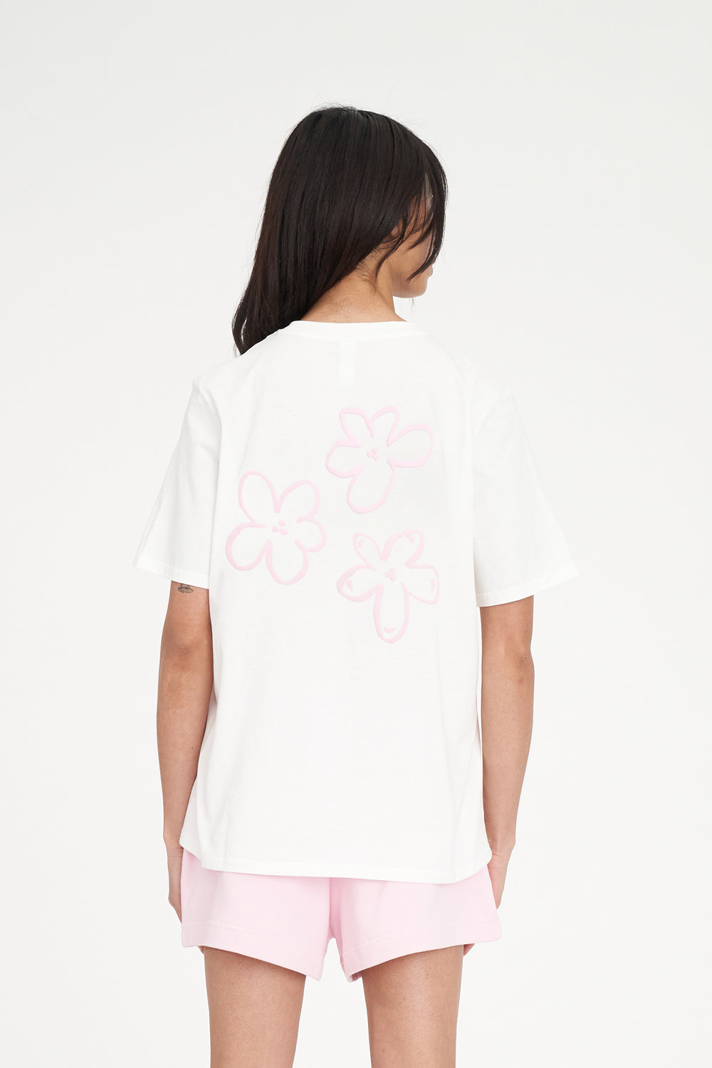 Huffer Classic Tee | Daisy Chain Chalk