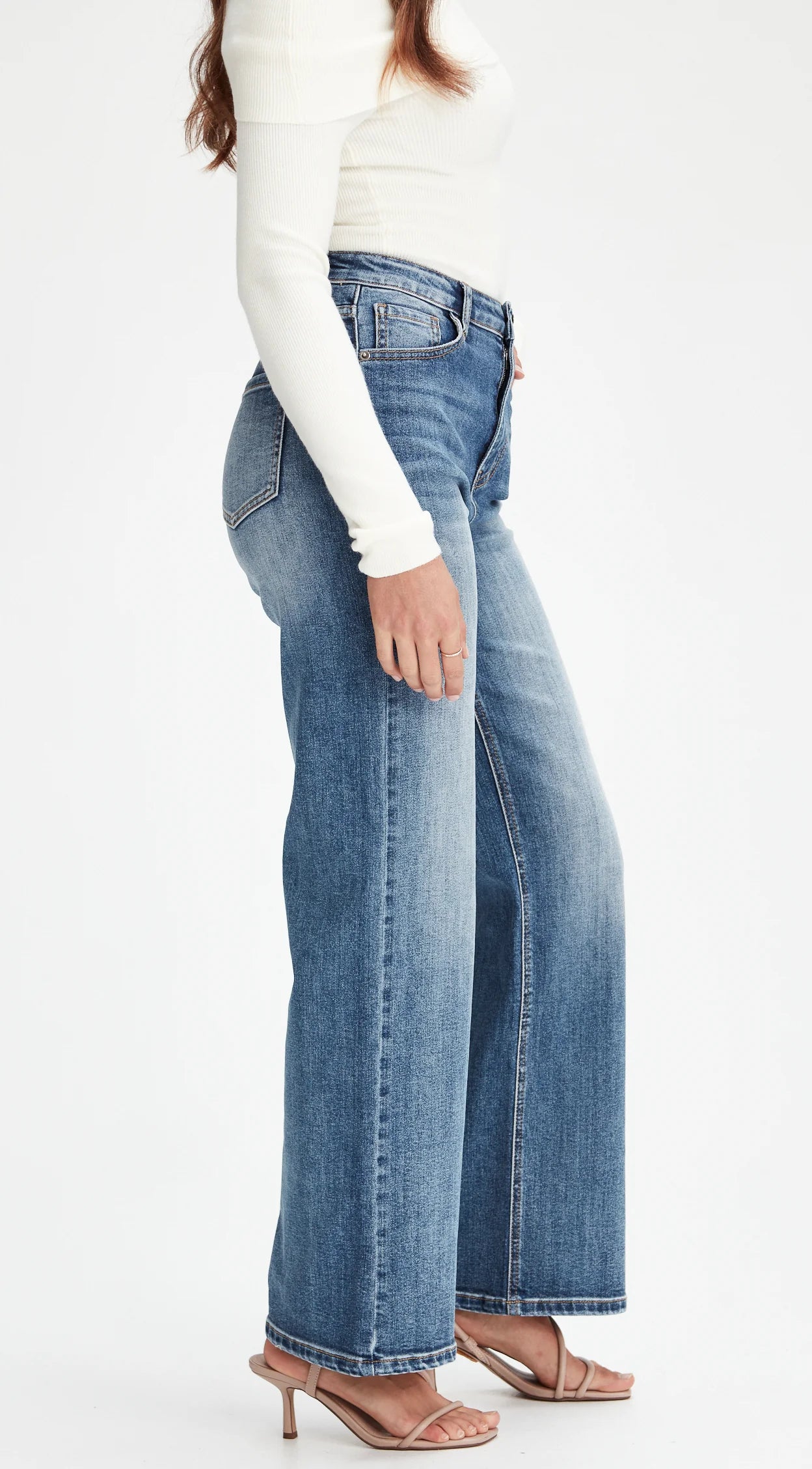 Junkfood Wendy Short Stuff Jean | Denim Blue