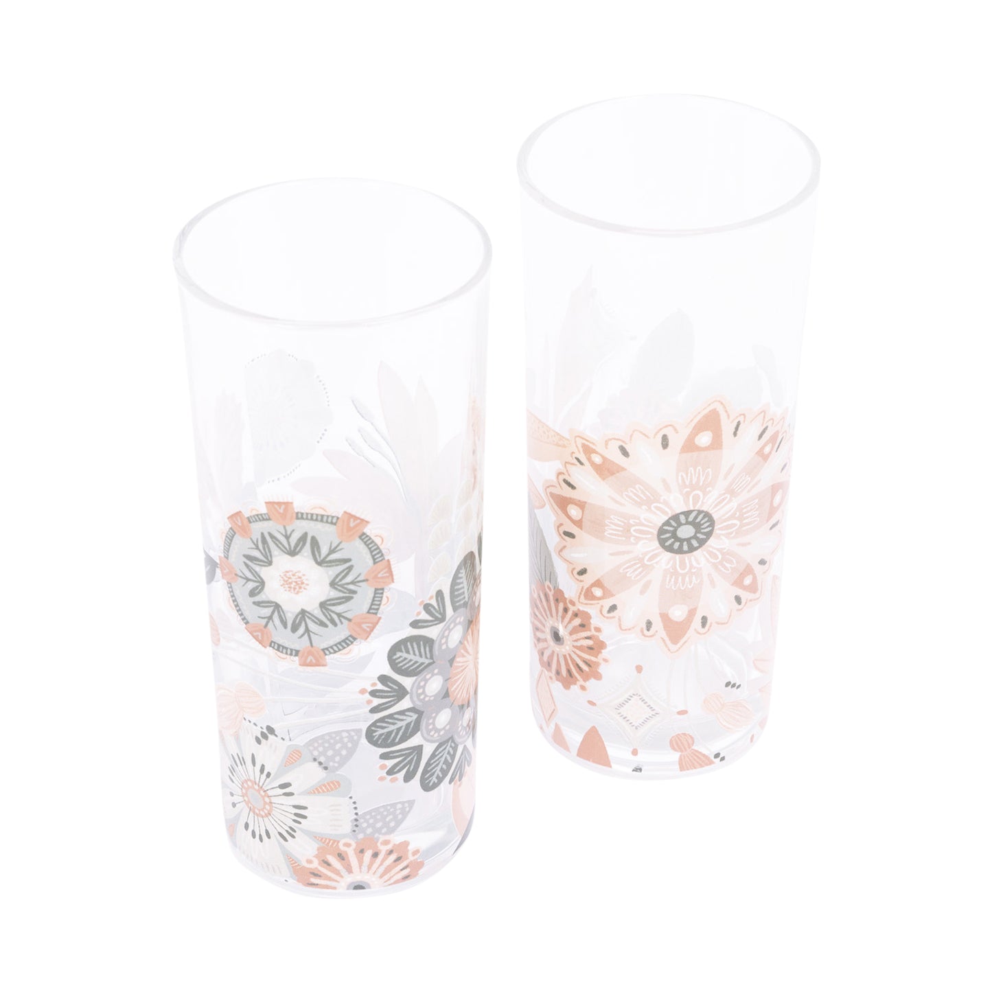 Amber Garden Glasses Set Of 2