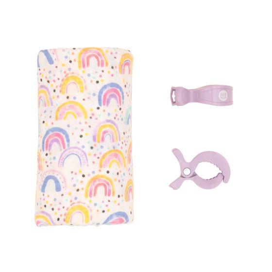 All4Ella Muslin & Pram Peg Box Set | Watercolour
