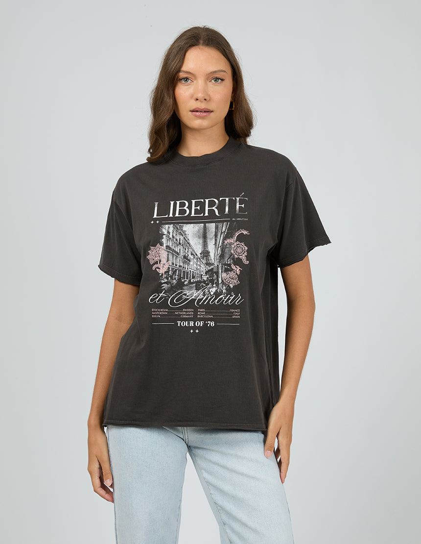 All About Eve Atlas Relaxed Tee | Washed Black