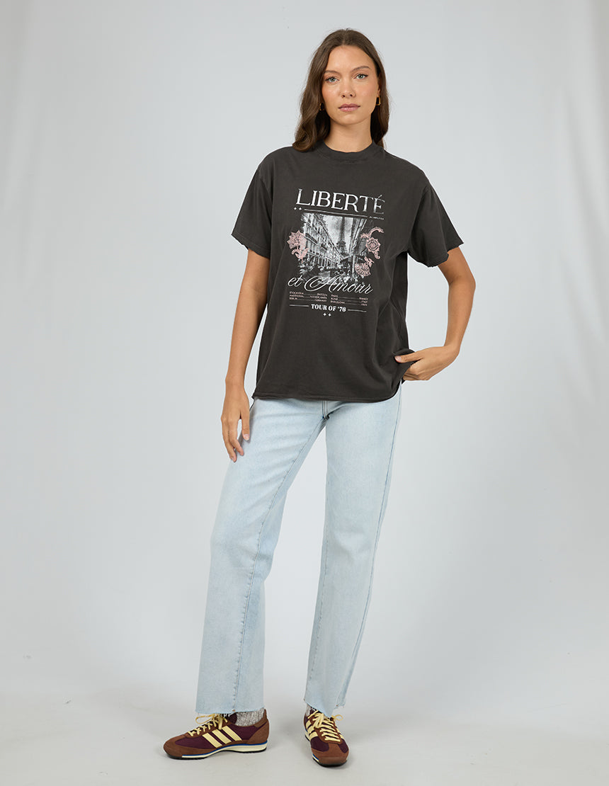 All About Eve Atlas Relaxed Tee | Washed Black