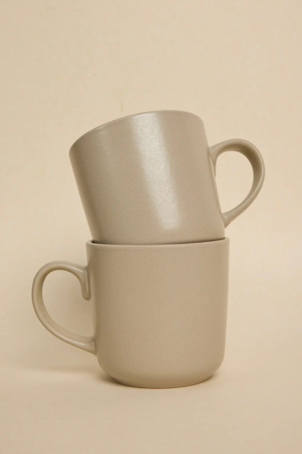 Willow & Mae Caffeine Fix Stone Speckle Pack 2 Mugs