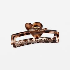 Stella + Gemma Hair Grip | Oblong Tort With Heart