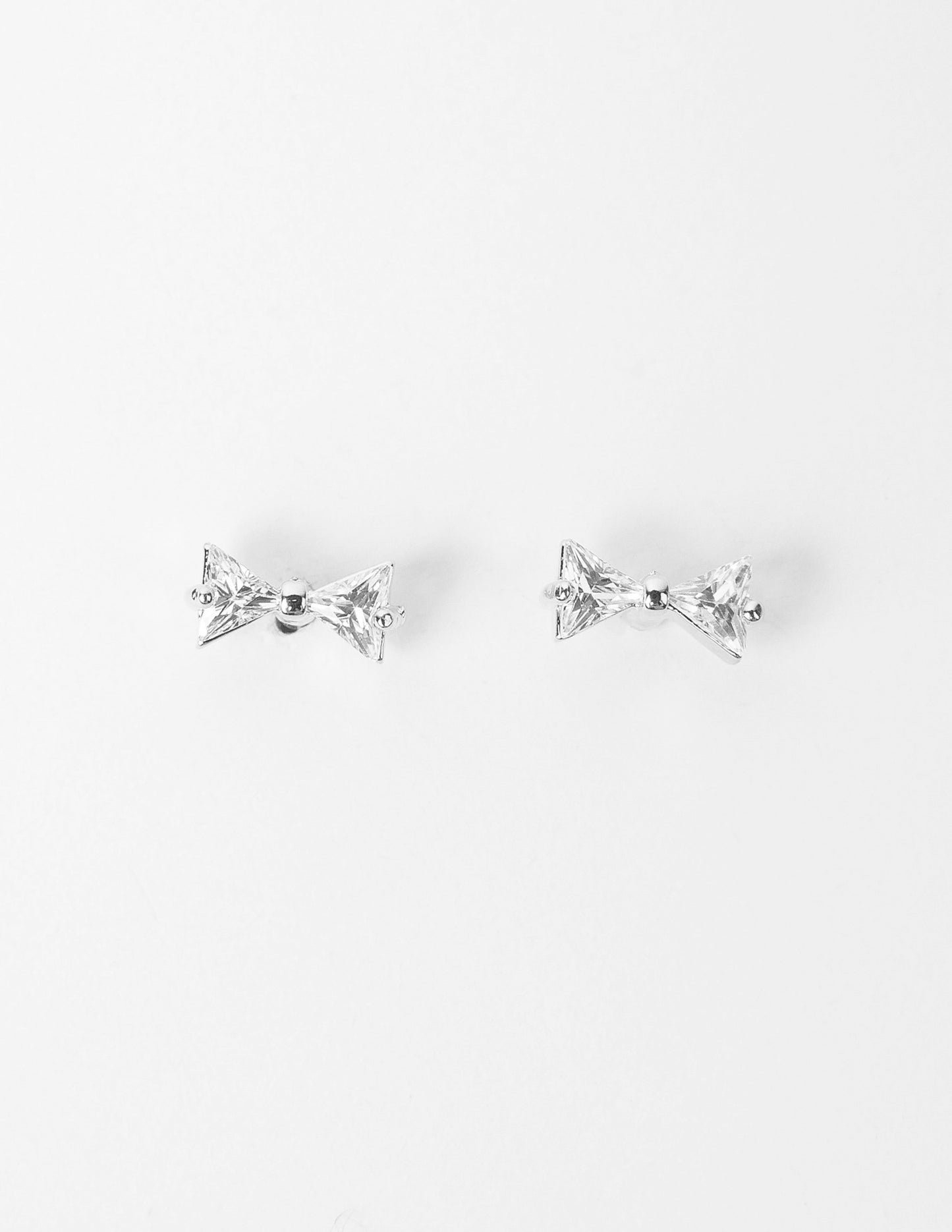 Stella + Gemma Petite Bow with Crystal Stud