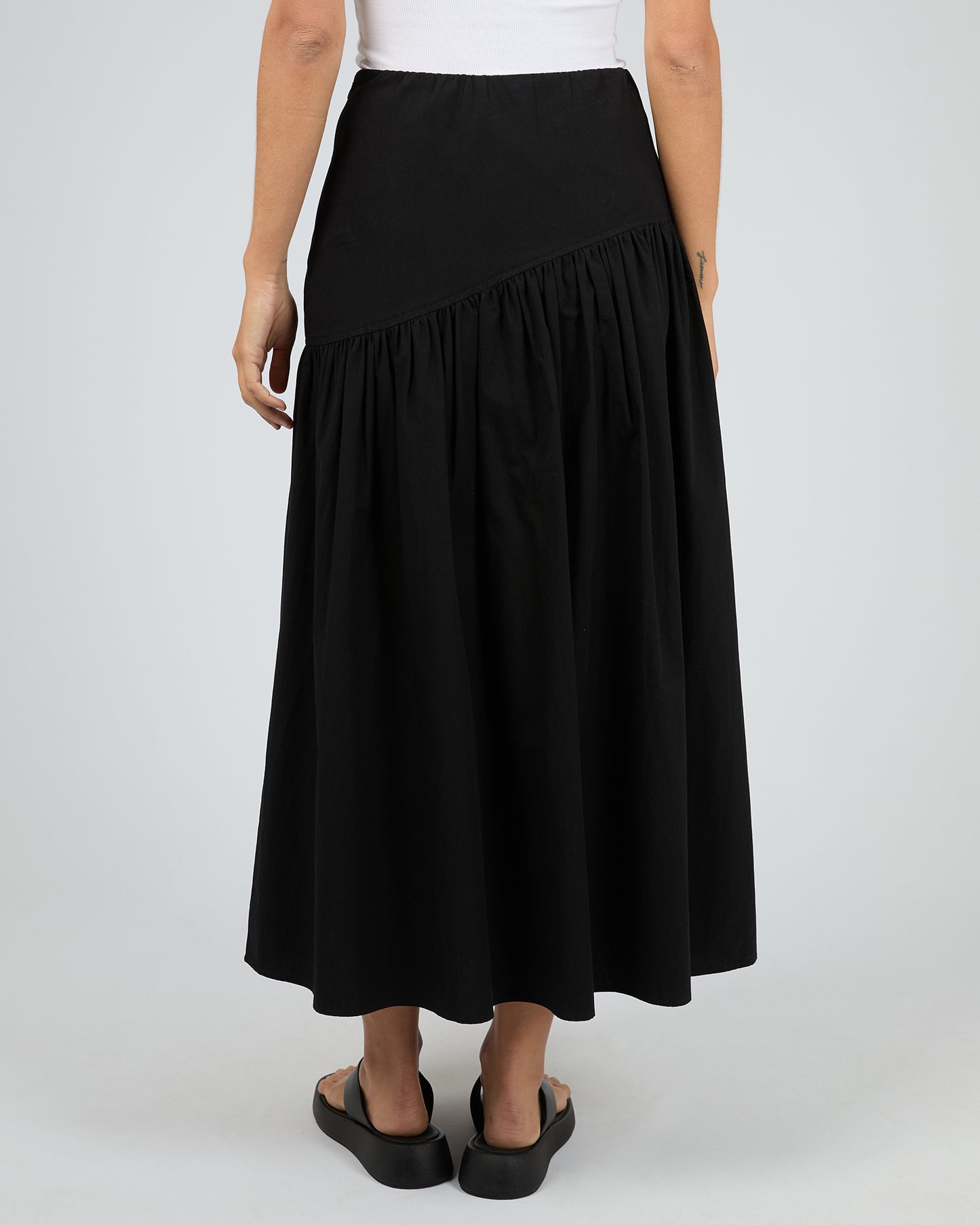 All About Eve Essential Asym Maxi Skirt | Black