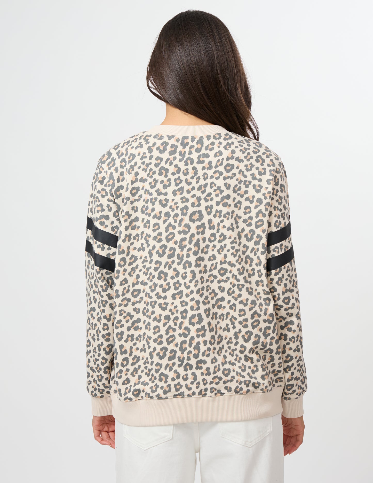 Stella + Gemma Essentials Sweatshirt | Leopard