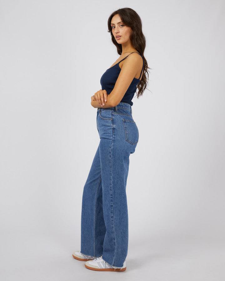 All About Eve Baby Rib Cami | Navy