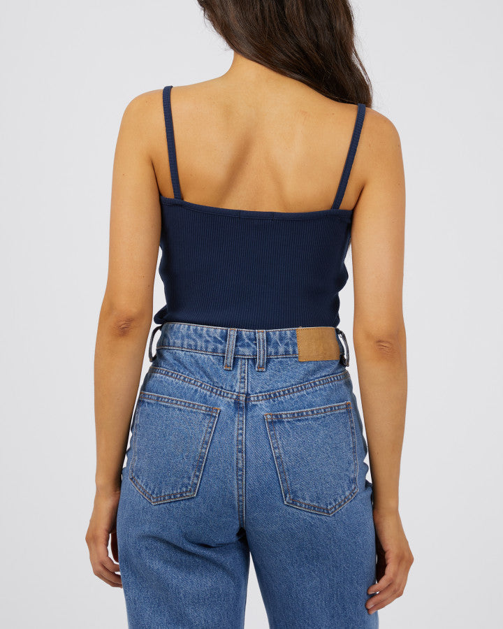 All About Eve Baby Rib Cami | Navy